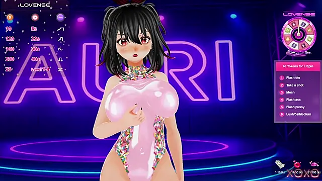 Auri Hikaru online show from 11.04.25