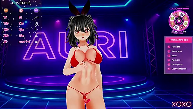 Auri Hikaru online show from 11.11.25