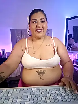 Snapshot of AndreaKinky chatting on 12.18.25 AndreaKinky online show from 12.18.25