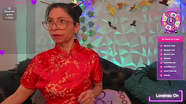 SabinaDeluxe cg online show from 10.31.25