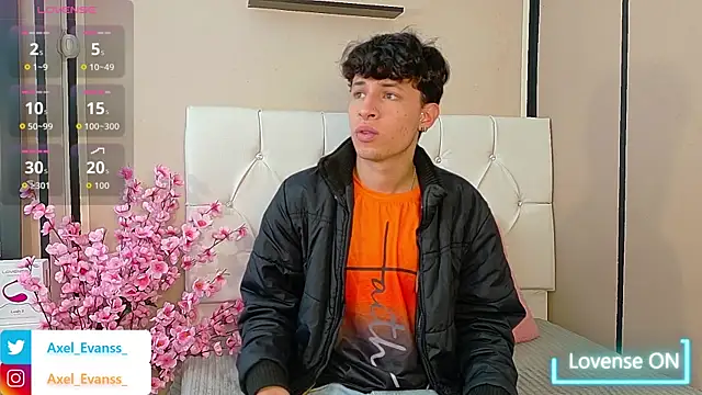 Axel  Evans online show from 10.14.25