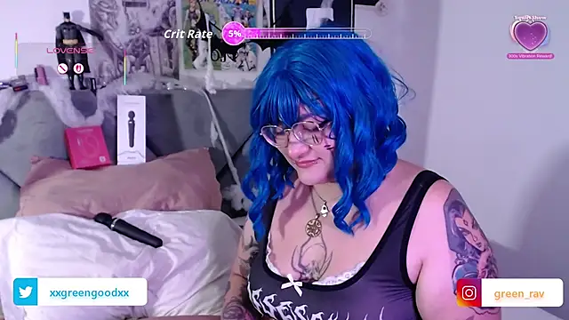 XxGreenGoodxX online show from 10.26.25