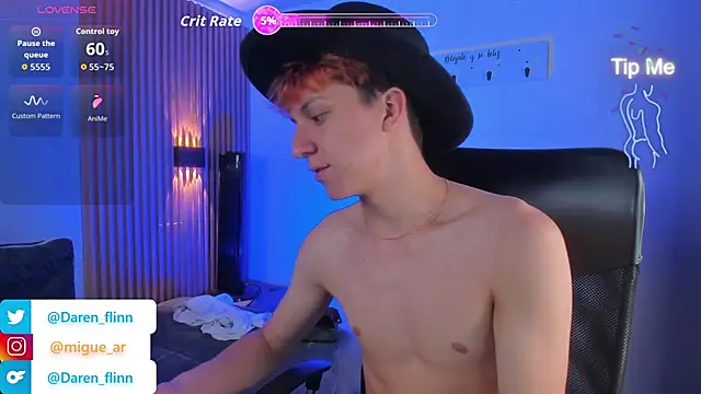 Snapshot of IM_DAREN chatting on 03.16.26 IM DAREN online show from 03.16.26