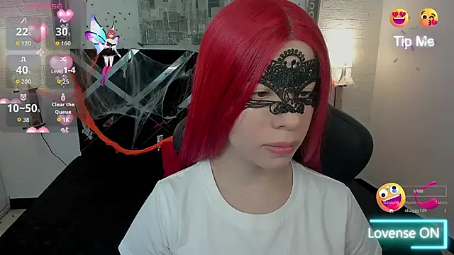 Snapshot of Katalina_red chatting on 10.27.25 Katalina red online show from 10.27.25