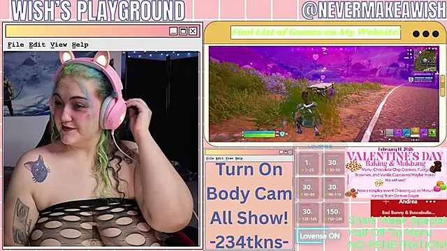 nevermakeawish online show from 02.12.26