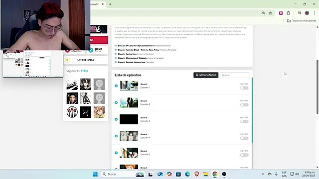 dirty model online show from 09.28.25