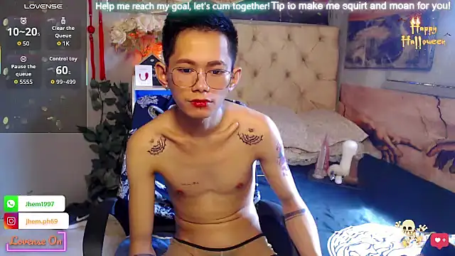 Skinny CumLoader69 online show from 10.31.25