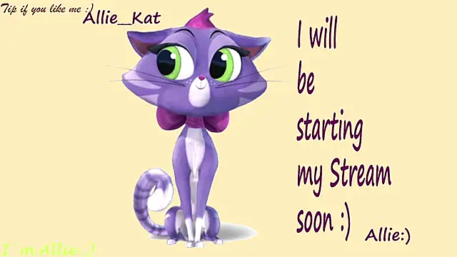 Snapshot of Allie_Kat chatting on 06.27.26 Allie Kat online show from 06.27.26