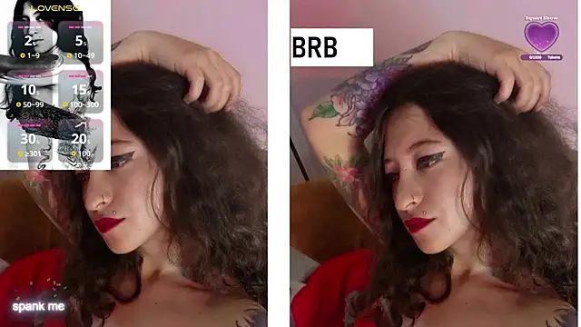 Snapshot of Roshhell1 chatting on 10.15.25 Roshhell1 online show from 10.15.25