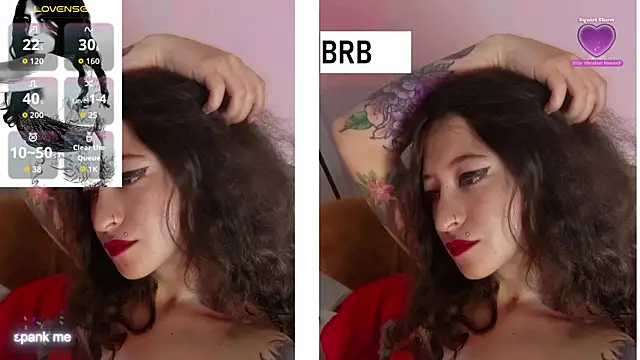 Snapshot of Roshhell1 chatting on 10.26.25 Roshhell1 online show from 10.26.25