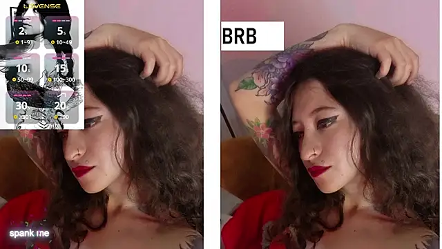 Snapshot of Roshhell1 chatting on 10.27.25 Roshhell1 online show from 10.27.25