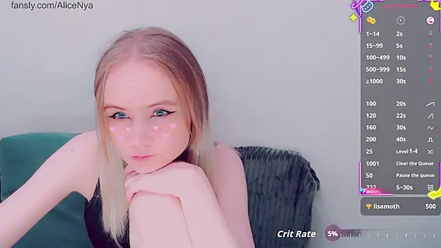 AliceNya cute online show from 11.27.25