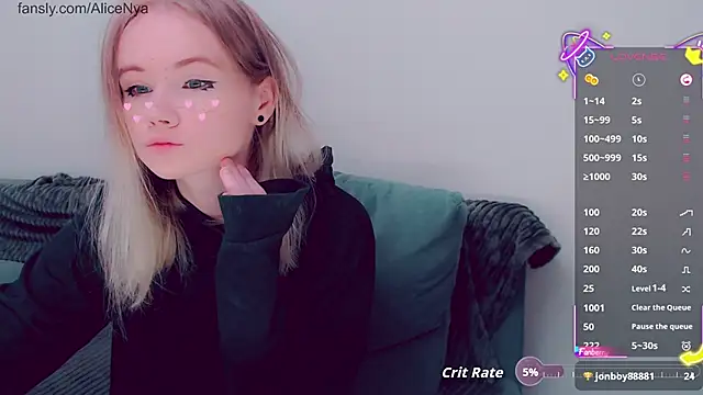 AliceNya cute online show from 11.30.25