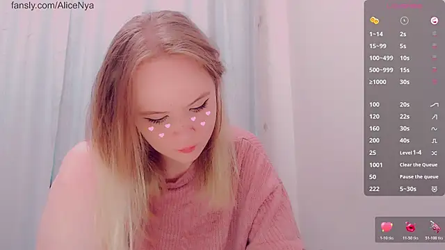 AliceNya cute online show from 01.08.26