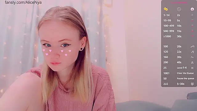 AliceNya cute online show from 02.02.26