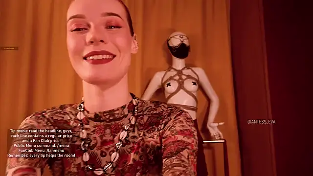 Giantess Eva online show from 10.22.25