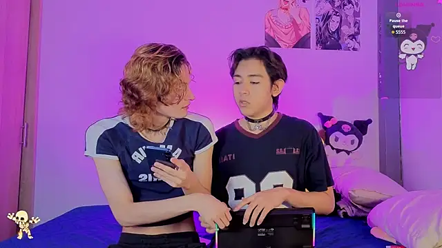 Snapshot of Darcy_and_Stolas chatting on 10.27.25 Darcy and Stolas online show from 10.27.25