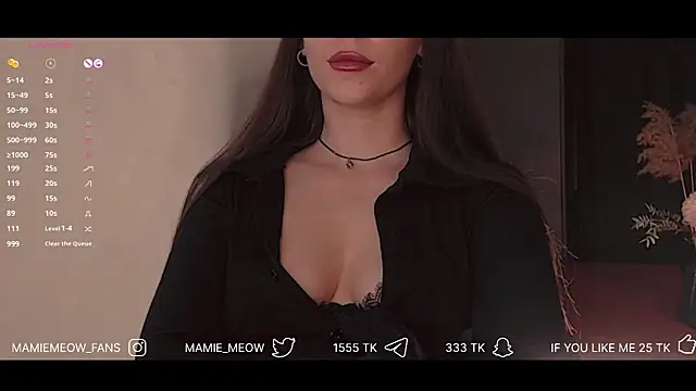 Snapshot of Mamiemeow chatting on 02.06.25 Mamiemeow online show from 02.06.25