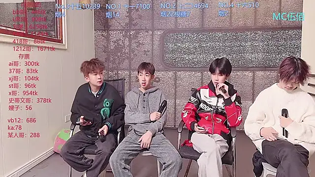 Snapshot of hyandtyboys chatting on 10.31.25 hyandtyboys online show from 10.31.25