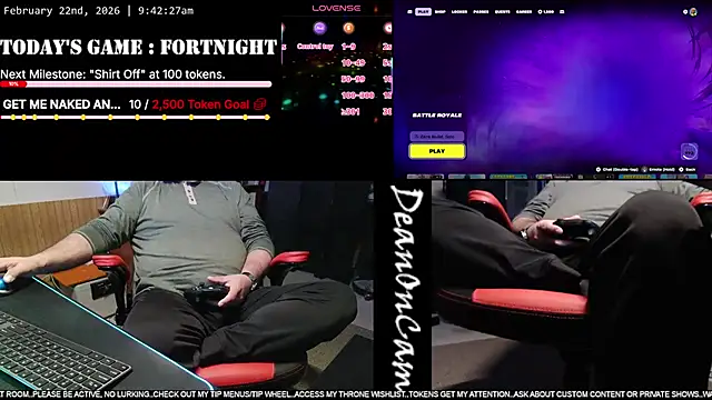 DeanonCam online show from 02.22.26