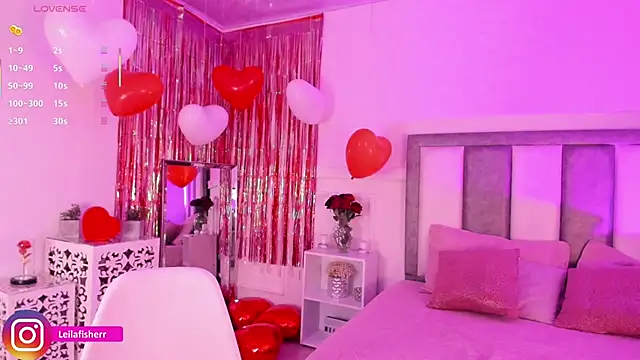 Leilafisherr online show from 02.15.26