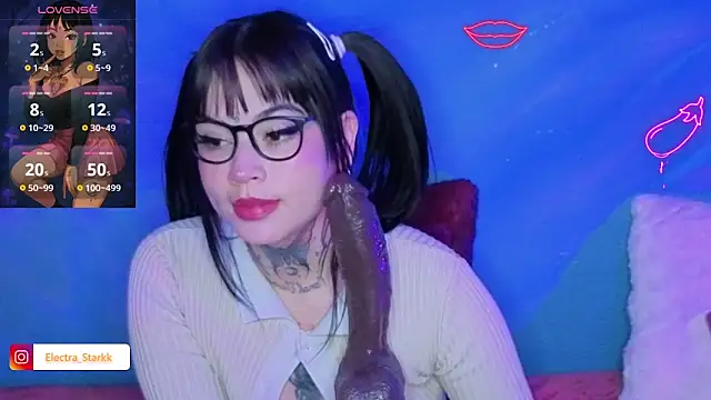Snapshot of Electra_Starkk chatting on 02.15.26 Electra Starkk online show from 02.15.26