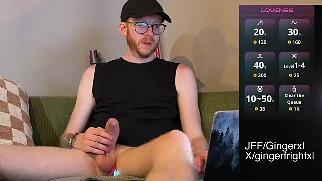 Snapshot of Gingerxl8 chatting on 06.14.26 Gingerxl8 online show from 06.14.26