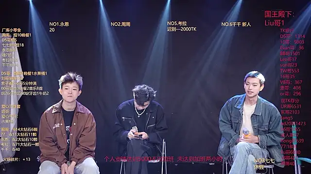 Snapshot of BTS-007 chatting on 03.10.26 BTS-007 online show from 03.10.26