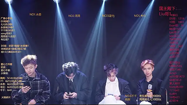 Snapshot of BTS-007 chatting on 03.17.26 BTS-007 online show from 03.17.26