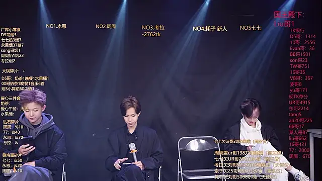 Snapshot of BTS-007 chatting on 03.24.26 BTS-007 online show from 03.24.26