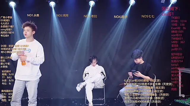 Snapshot of BTS-007 chatting on 03.26.26 BTS-007 online show from 03.26.26