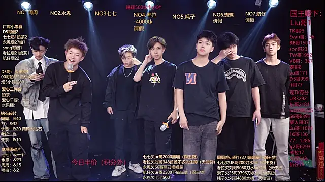 Snapshot of BTS-007 chatting on 04.05.26 BTS-007 online show from 04.05.26