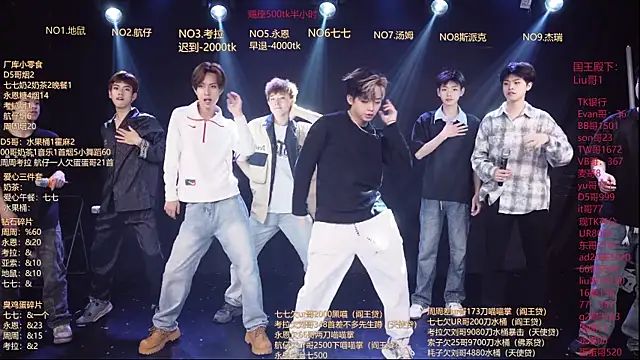 Snapshot of BTS-007 chatting on 04.11.26 BTS-007 online show from 04.11.26