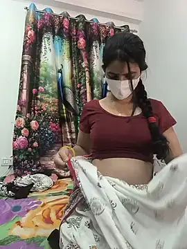 Snapshot of Sikha_Abhi chatting on 06.28.26 Sikha Abhi online show from 06.28.26