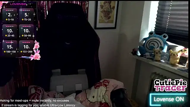 Snapshot of CutieTracer chatting on 05.20.26 CutieTracer online show from 05.20.26