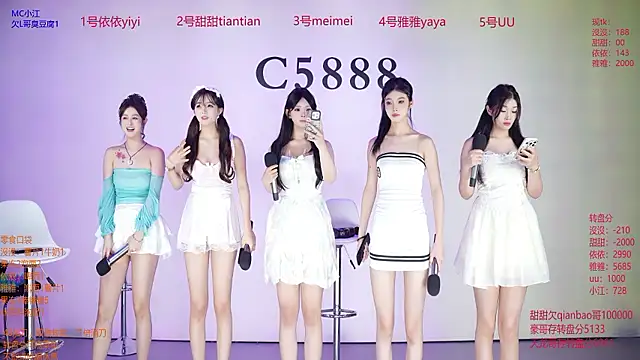 Snapshot of C5888 chatting on 07.23.26 C5888 online show from 07.23.26