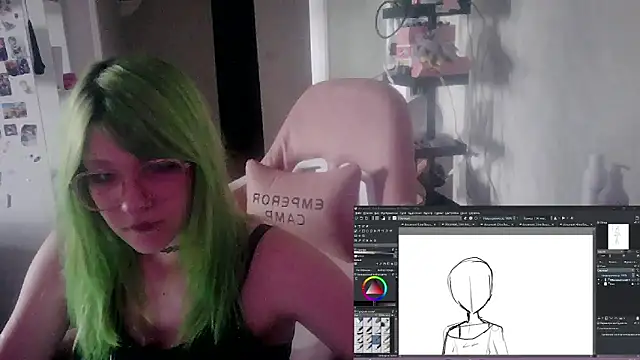 Snapshot of Green_angel chatting on 06.18.26 Green angel online show from 06.18.26