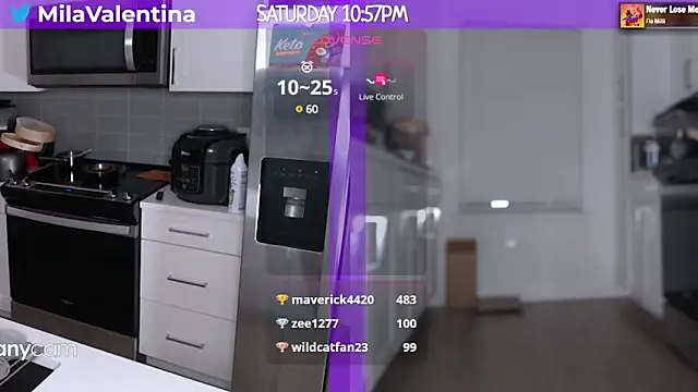 MilaValentina online show from 03.04.25