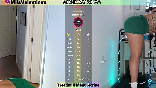 MilaValentina online show from 09.11.25