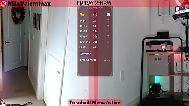 MilaValentina online show from 11.21.25