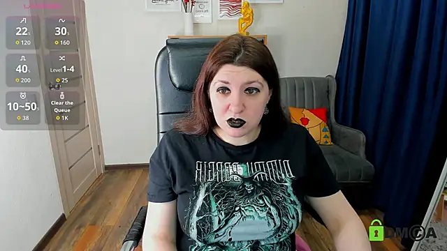 Snapshot of Black_Black_Rose chatting on 02.08.26 Black Black Rose online show from 02.08.26