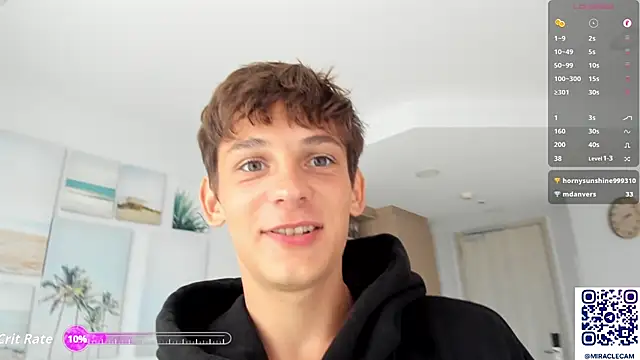 Snapshot of MiracleCam chatting on 10.10.25 MiracleCam online show from 10.10.25