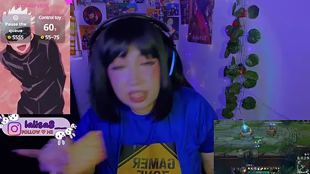 Snapshot of lalisa8 chatting on 12.21.24 lalisa8 online show from 12.21.24