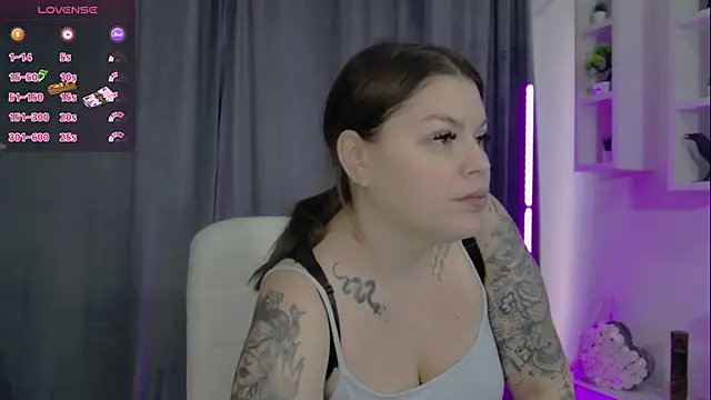 Raven Luna online show from 12.19.24