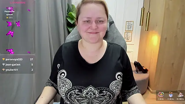 Snapshot of ScarlettSoft chatting on 03.10.25 ScarlettSoft online show from 03.10.25