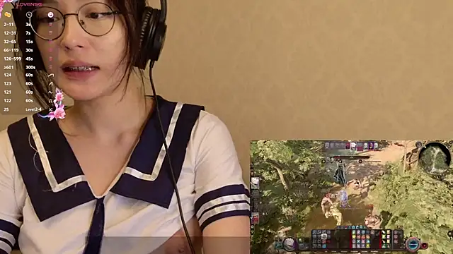 Snapshot of aliiiiiina chatting on 04.15.26 aliiiiiina online show from 04.15.26