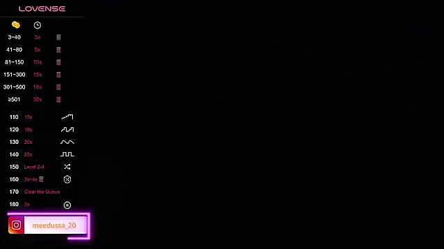 meedussa 20  online show from 01.09.26