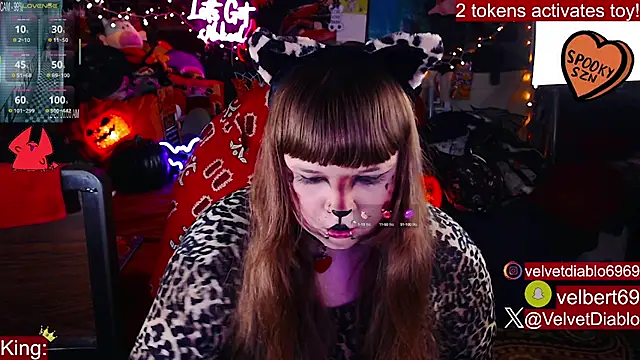 VelvetDiablo online show from 10.16.25