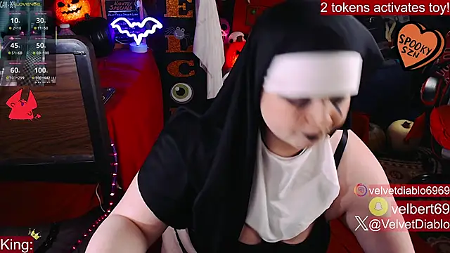 VelvetDiablo online show from 10.27.25