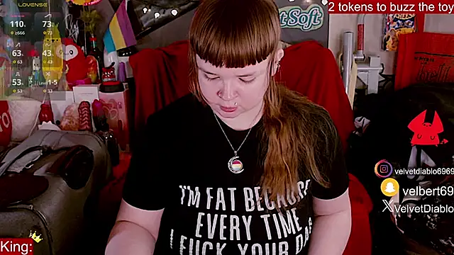 VelvetDiablo online show from 04.16.26